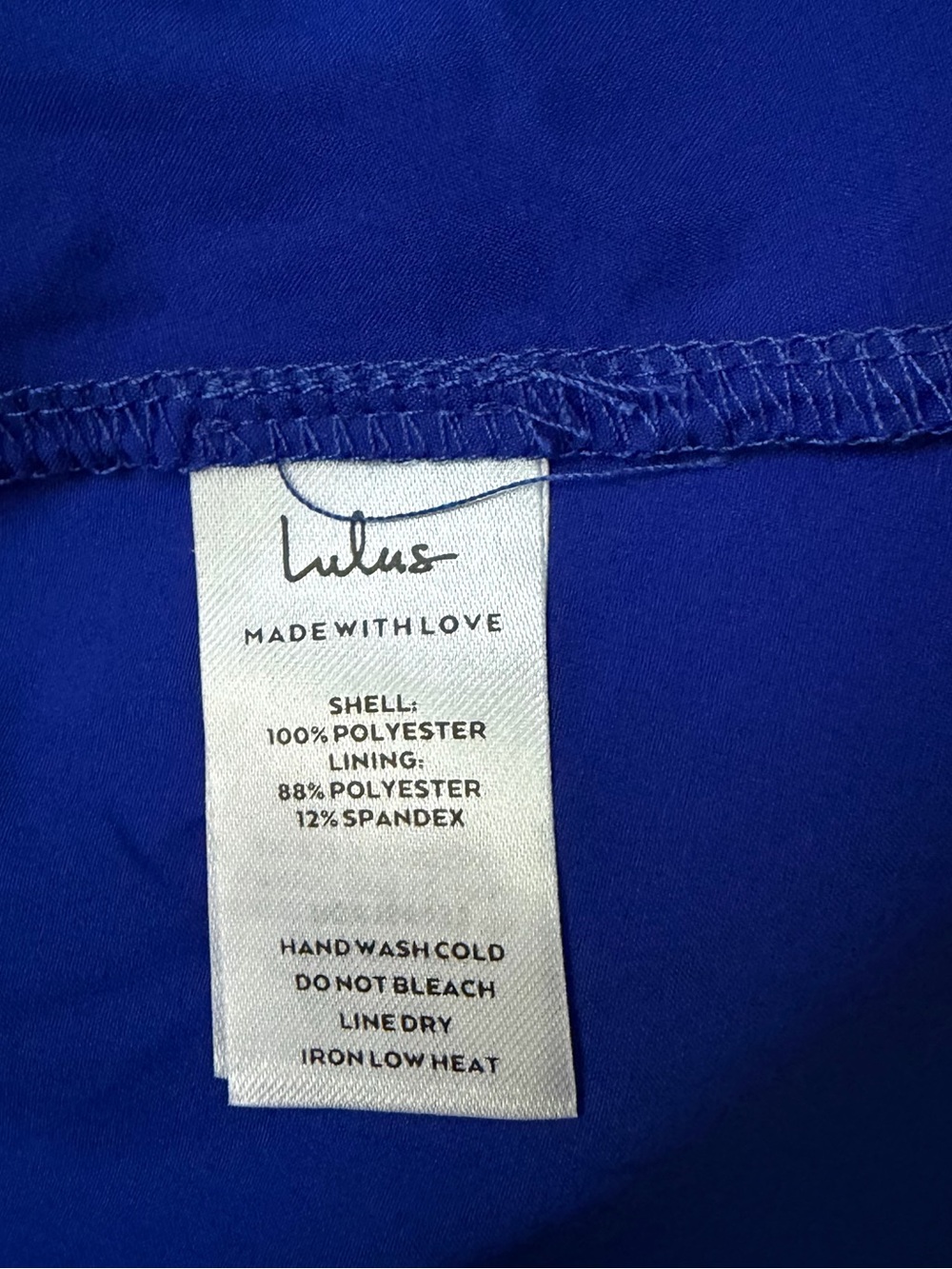Lulu's Royal Blue Tiered Maxi Dress with Waist Tie - Picture 7 of 7